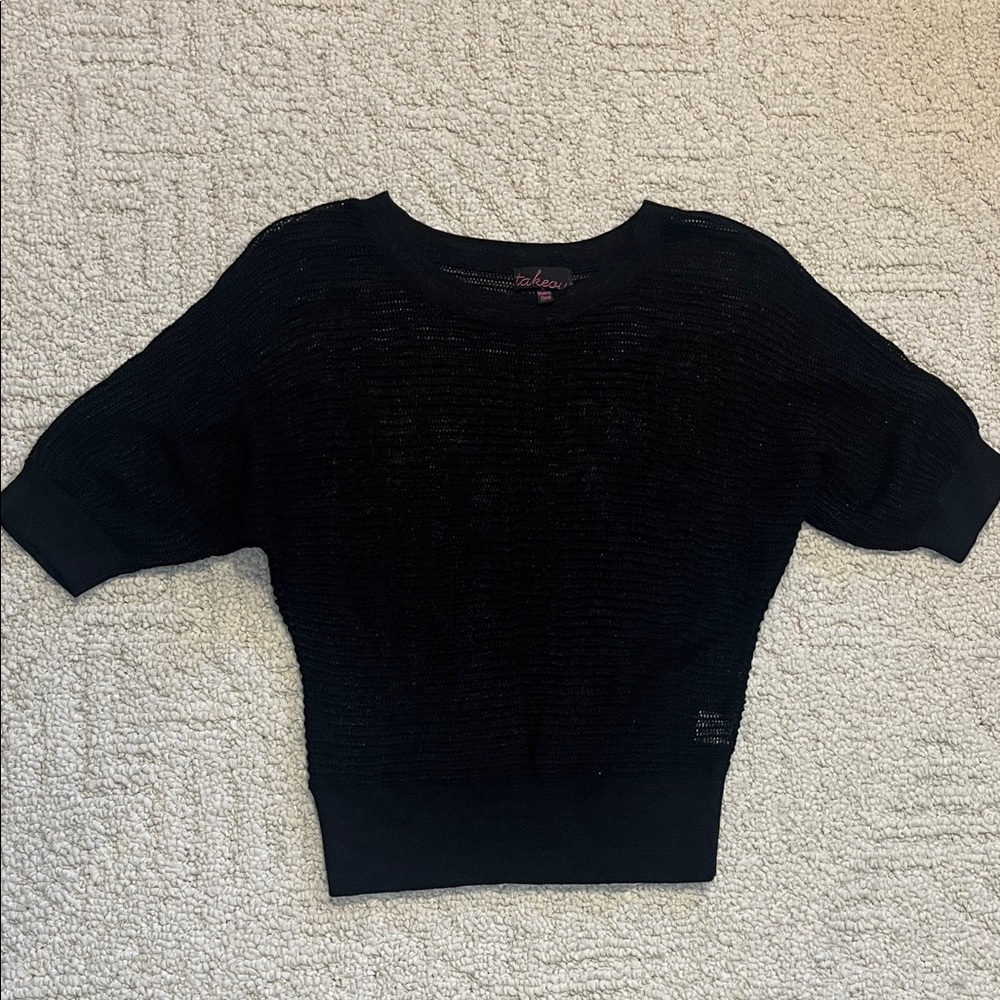 Mesh sparkle takeout top y2k 90s grunge goth punk alternative Medium
